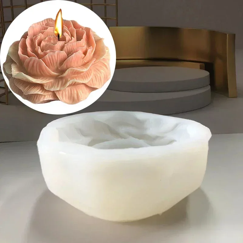 特大3Dフラワーキャンドルシリコンモールド DIY ピオニー - Soap Making Kit For Beginners のレビューと価格
